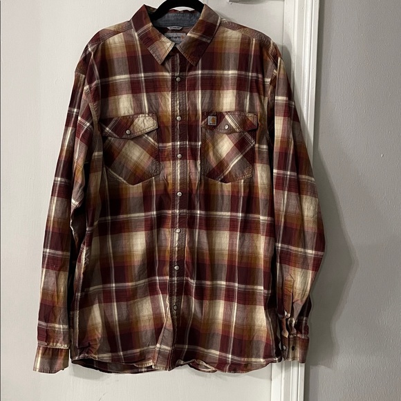 Carhartt Men's Rugged Flex® Relaxed Fit Lightweight Shirt - Picture 2 of 9